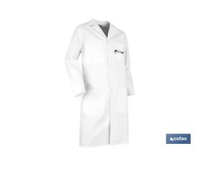 BATA BLANCA PALETTE 100% ALGODÓN T-M